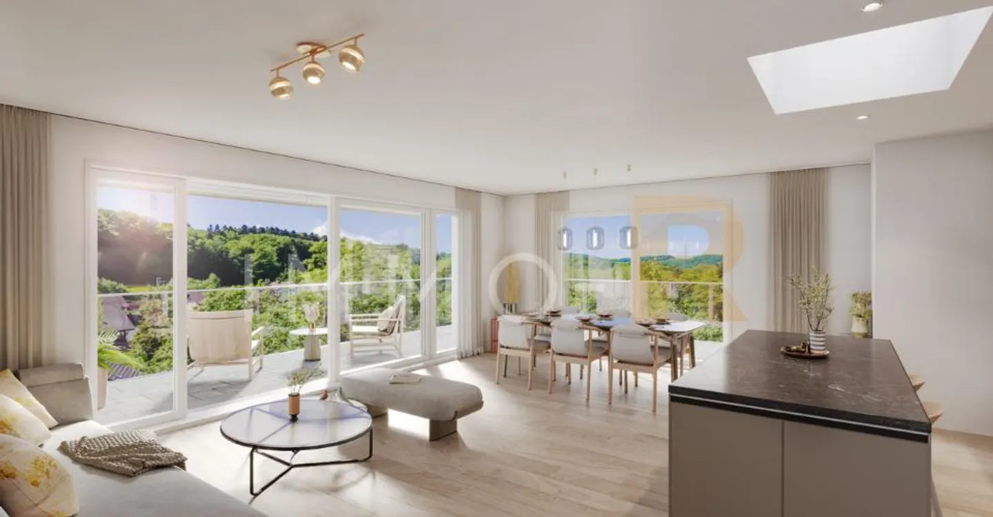 2,5 Zimmer neu mit Garten, nahe Bahnhof, Bus, Attalens, Châtel-St-Denis - Foto 6 von 6