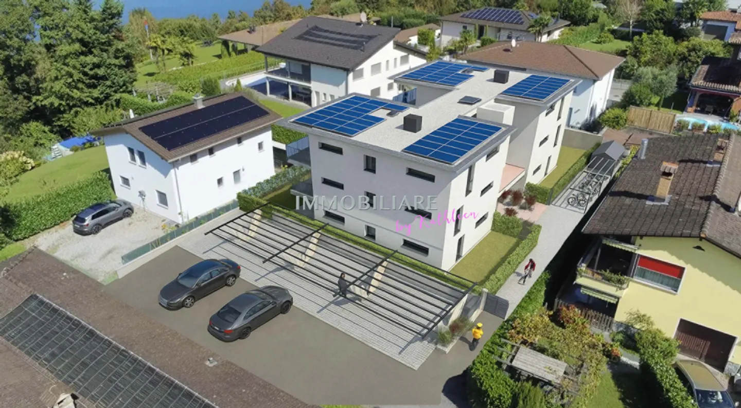 Moderno attico di nuova costruzione con vista lago a Piazzogna - Foto 4 di 10