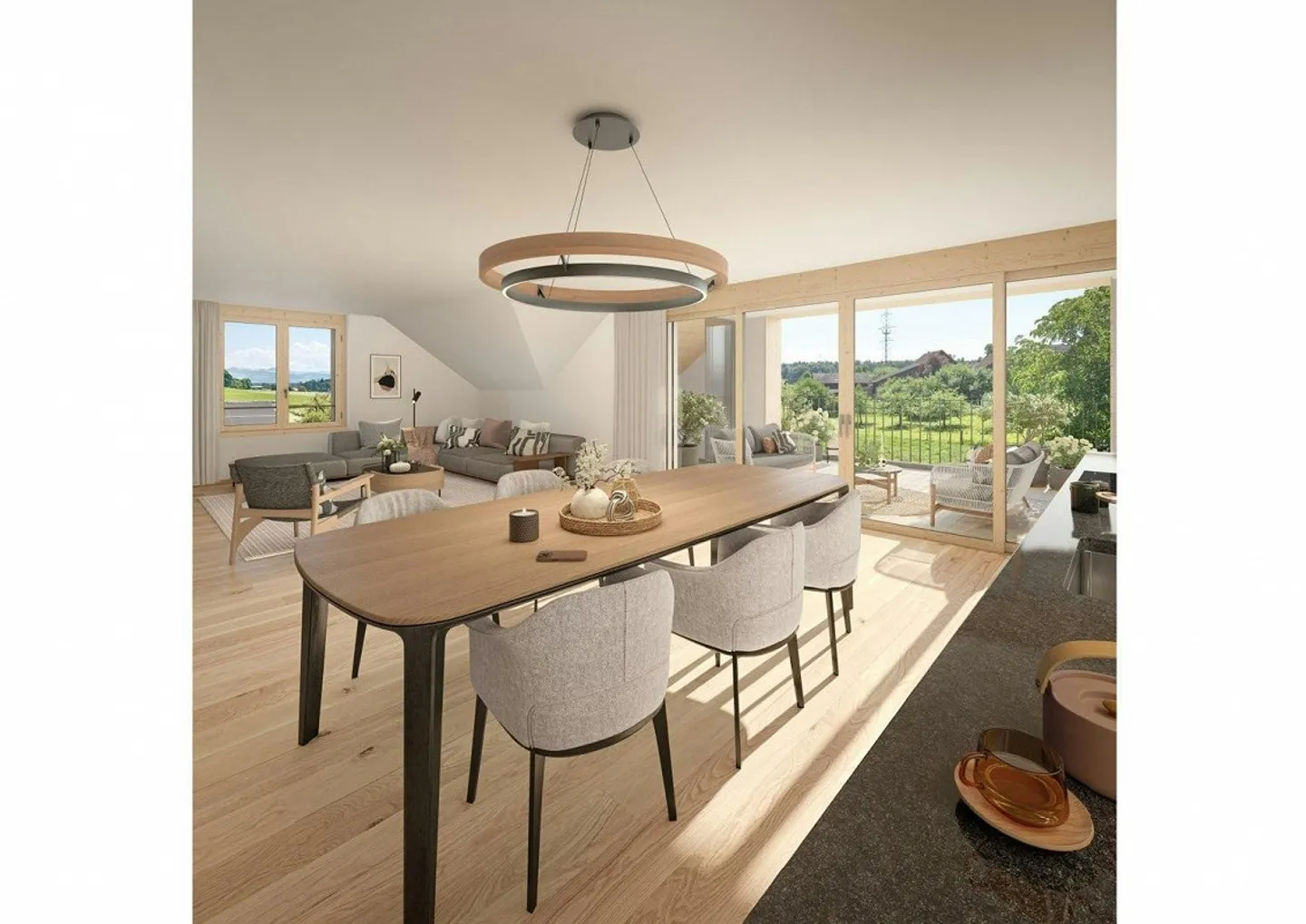 Vivre au paradis - Maisonette de 5,5 pièces avec magnifique... - Photo 2 sur 5