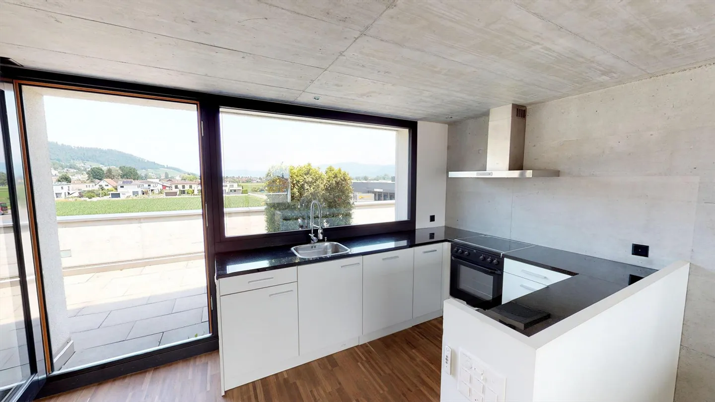 Wohnen wie im Reihenhaus - 3.5-Zimmerwohnung in Rebstein - Foto 1 von 7