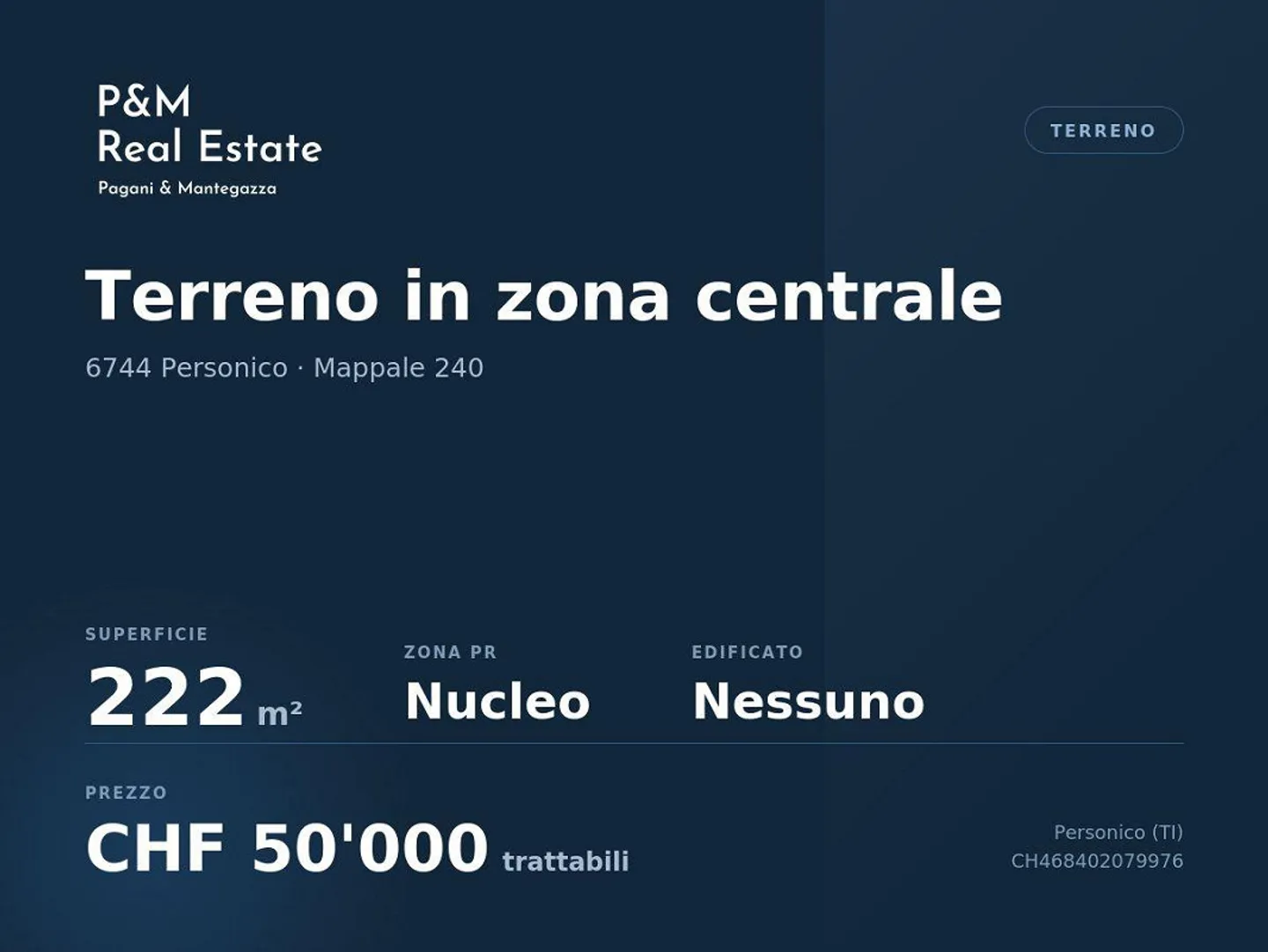Personico — 222 m² plot - Photo 1 of 1