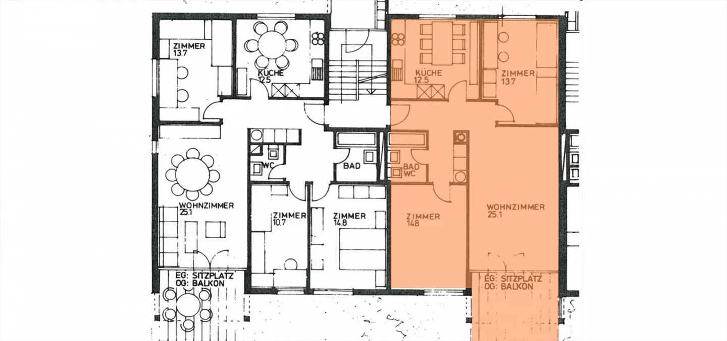 Charmante Wohnung in Birmenstorf - Foto 7 von 7