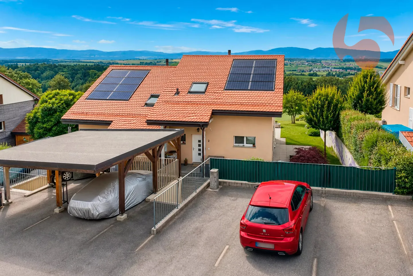 Magnifica villa di 4,5 stanze con vista panoramica sul Giura e sul paesaggio circostante - Foto 15 di 16