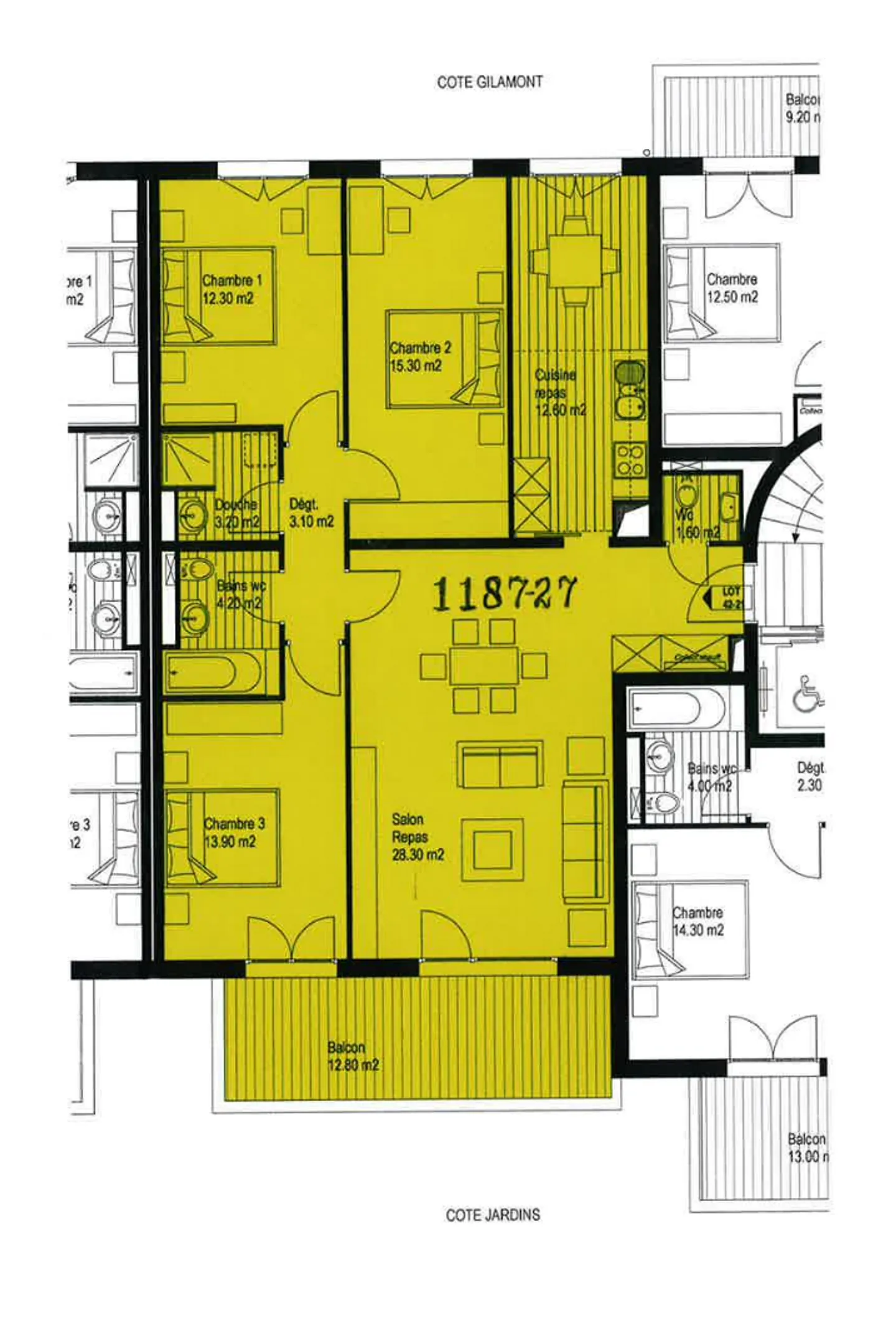Geräumige Wohnung in Vevey - Foto 13 von 13