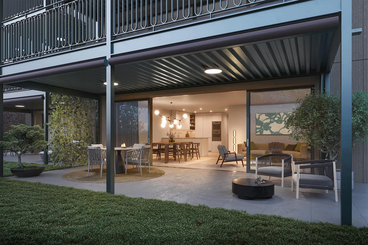 Modernes Gartenapartment in Meilen - Foto 1 von 6