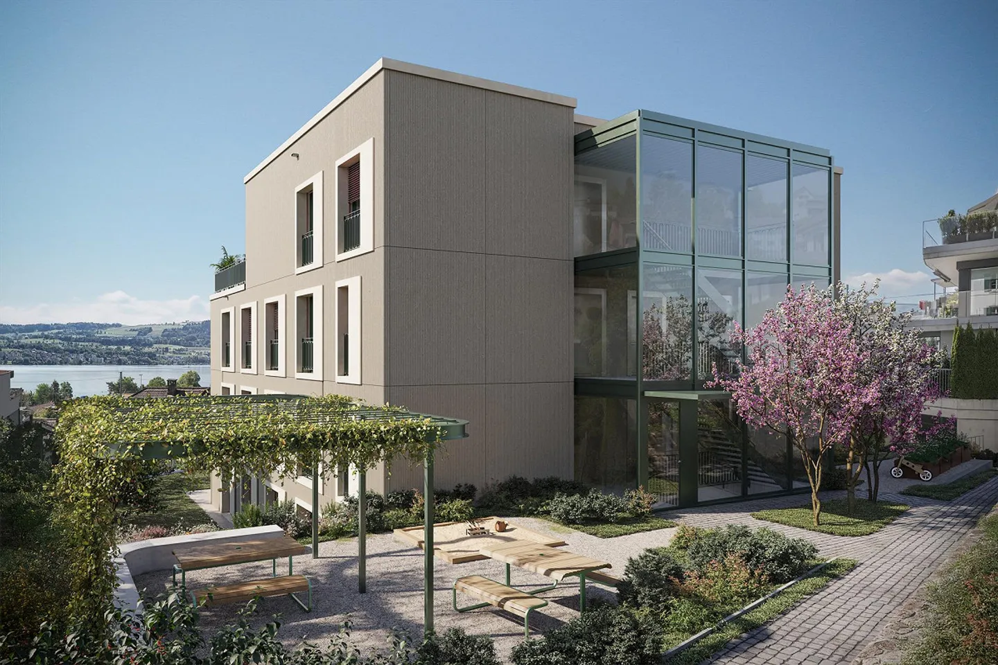 Modernes Gartenapartment in Meilen - Foto 4 von 6