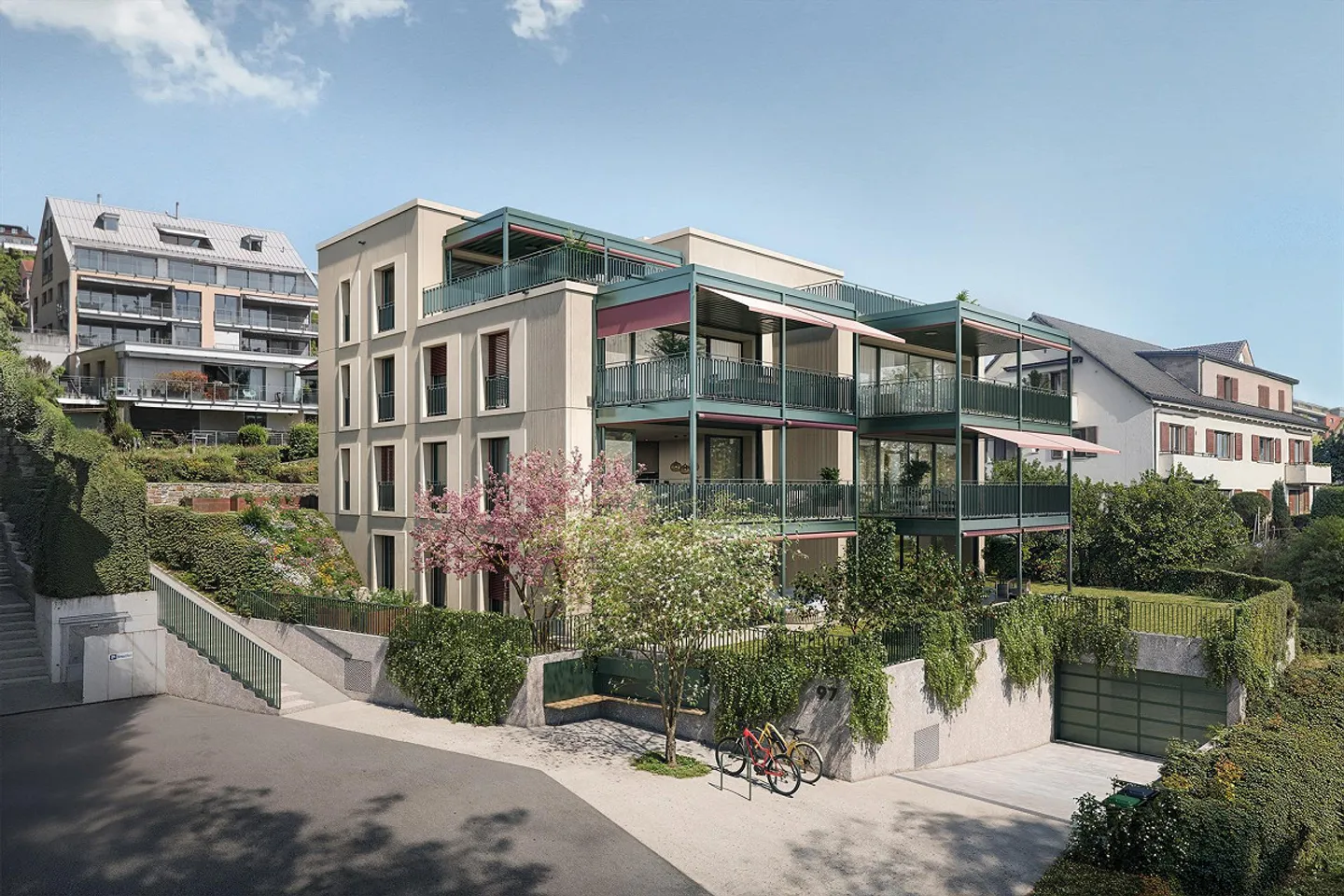 Modernes Gartenapartment in Meilen - Foto 5 von 6