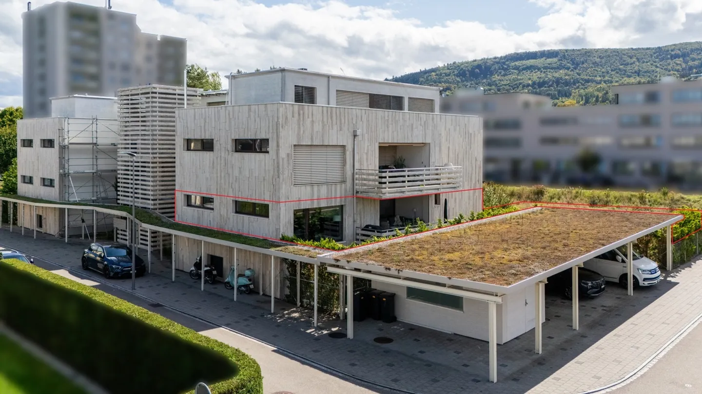 Moderne 4.5-Zimmer-Maisonettewohnung mit Terrasse und eigenem Garten - Foto 26 von 27