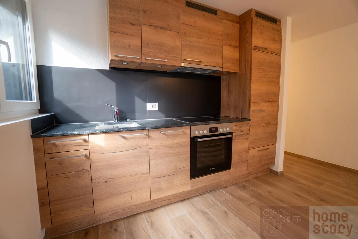 2,5 Zimmer neu und möbliert zur Miete für das Jahr in Gryon - Foto 6 von 9