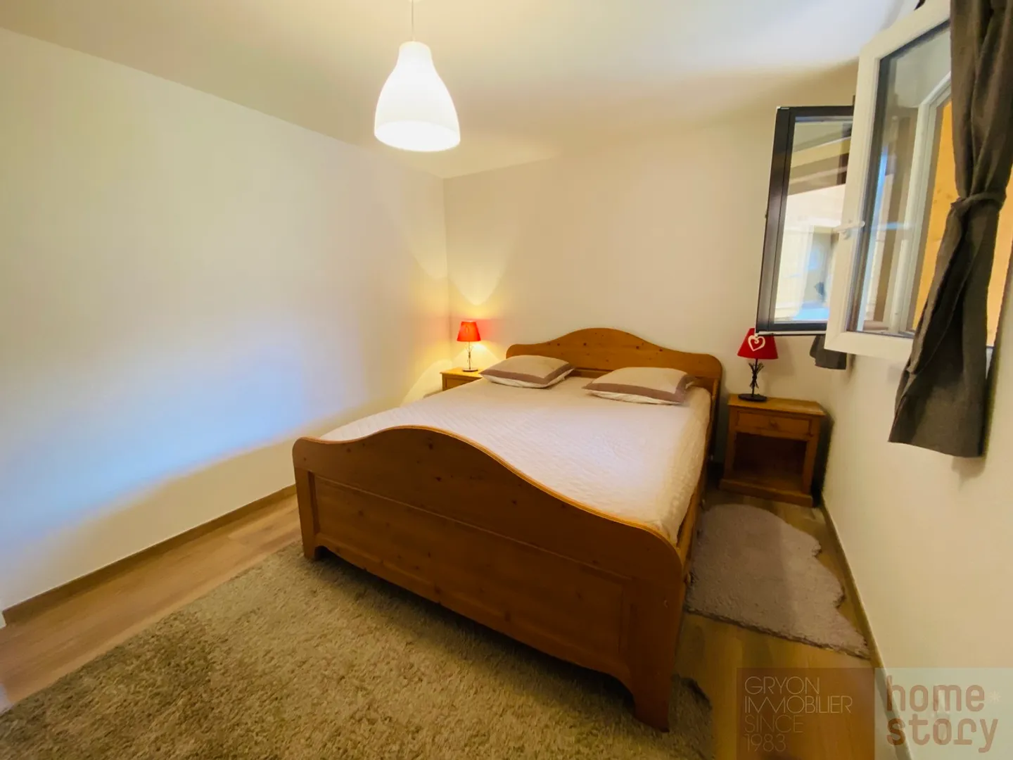 2,5 Zimmer neu und möbliert zur Miete für das Jahr in Gryon - Foto 8 von 9