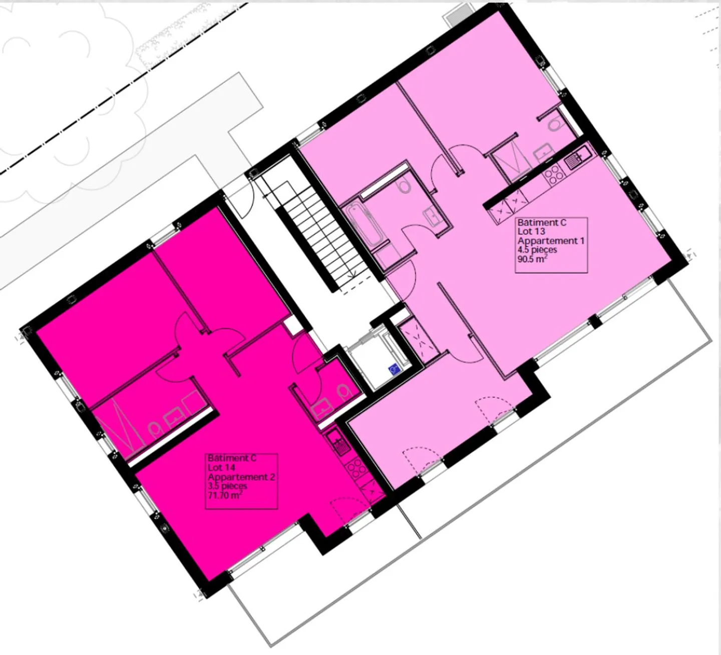 LETZTE PARZELLE !! NEU, 4,5 Zimmer im 1. Stock mit großem Balkon - Foto 3 von 4