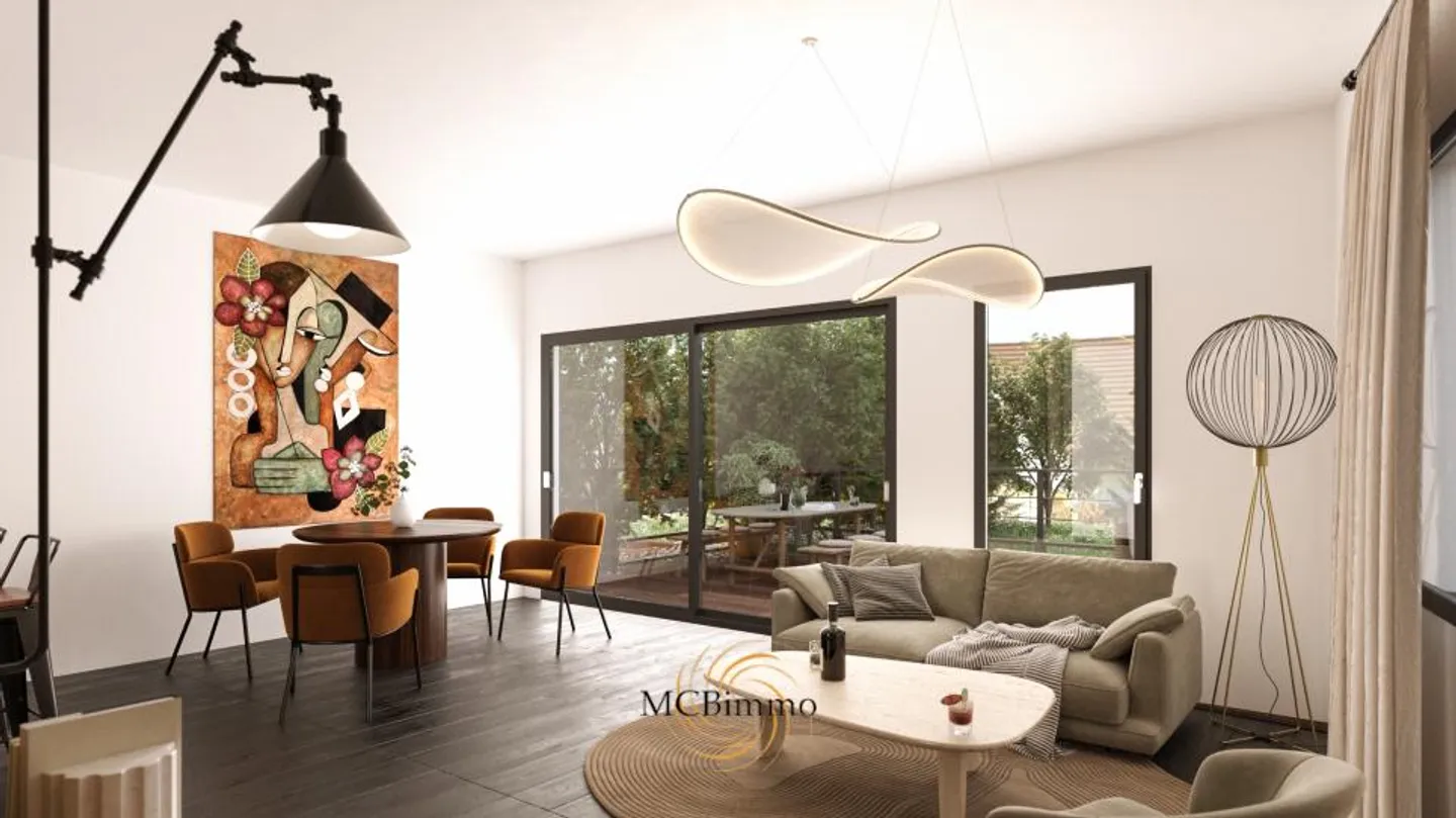 Sehr schönes Objekt Im Bau Schöne Wohnung Terrasse von 32 m² Rasenfläche 98 m² - Foto 4 von 10