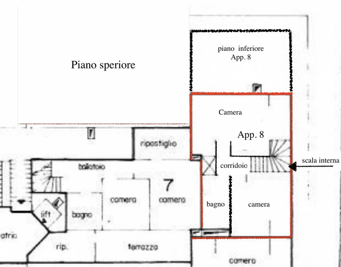 Duplex elegante 3.5 in città, a due passi dal lago di Lugano - Foto 12 di 13