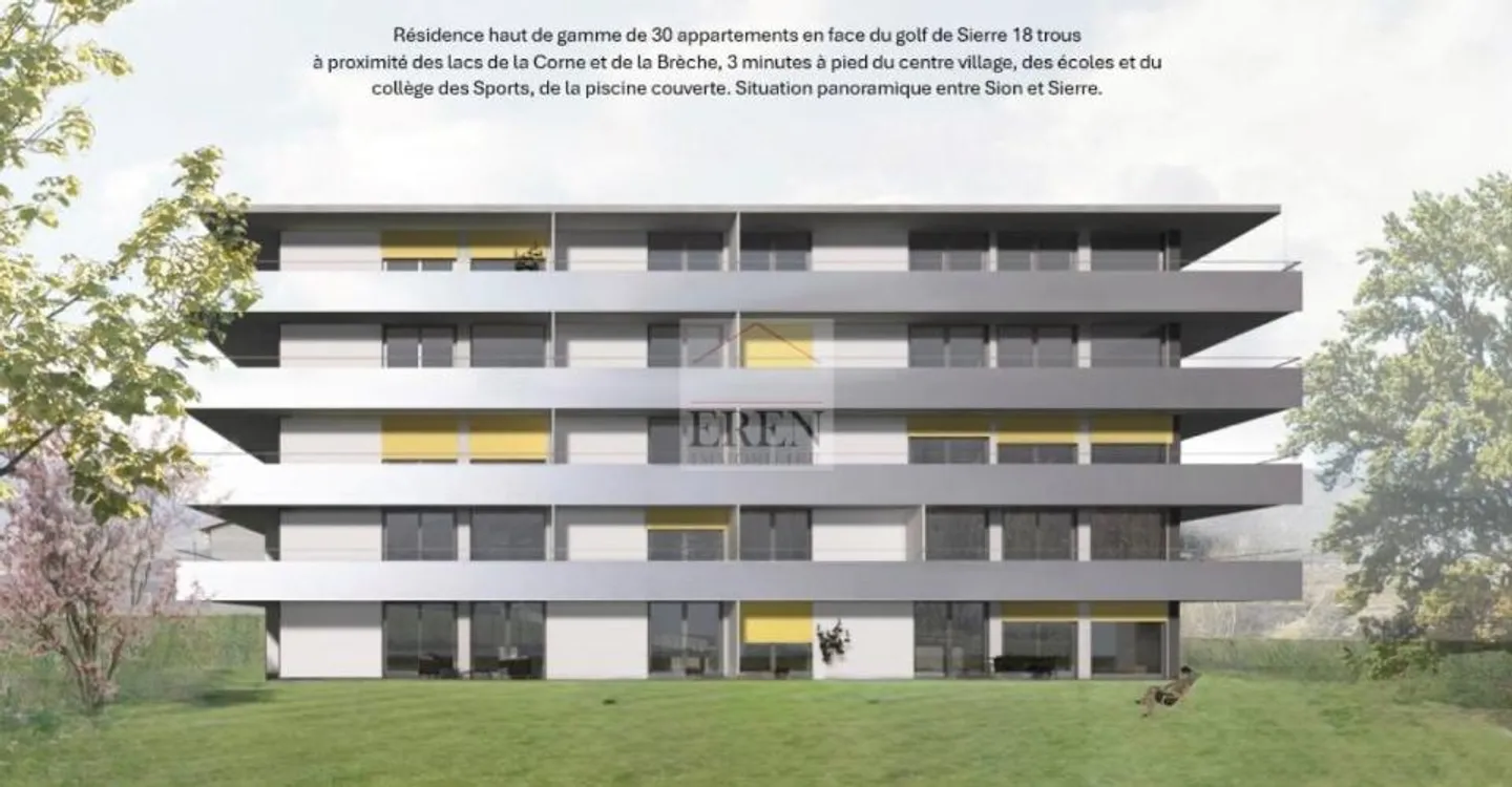 3,5-Zimmer-Wohnung Südost im Erdgeschoss in Grône - Foto 12 von 13