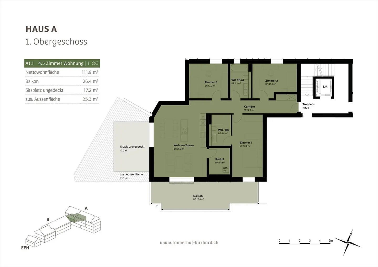 Spacious 4.5 Room New Apartment in Birrhard AG - First Occupancy - Photo 10 of 10