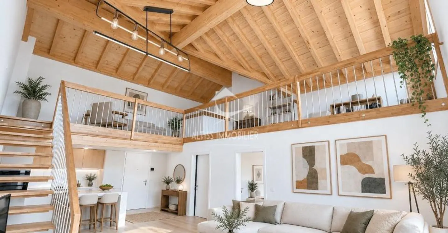 New Attic Apartment in Saint-Cergue - Photo 1 of 13