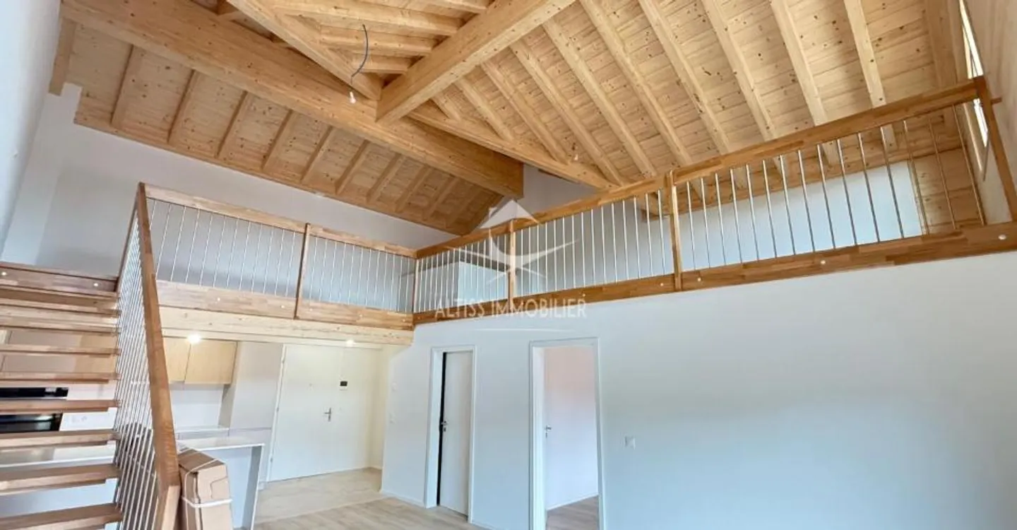 New Attic Apartment in Saint-Cergue - Photo 3 of 13