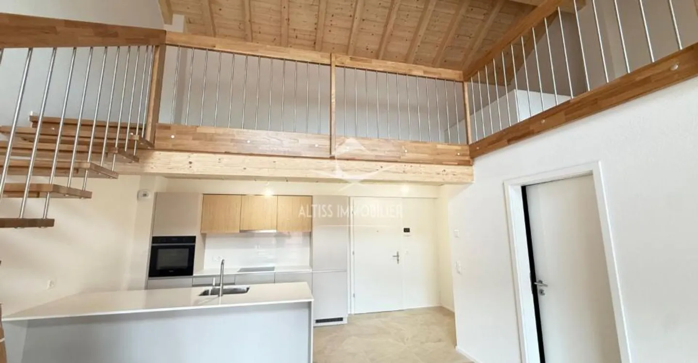 New Attic Apartment in Saint-Cergue - Photo 5 of 13