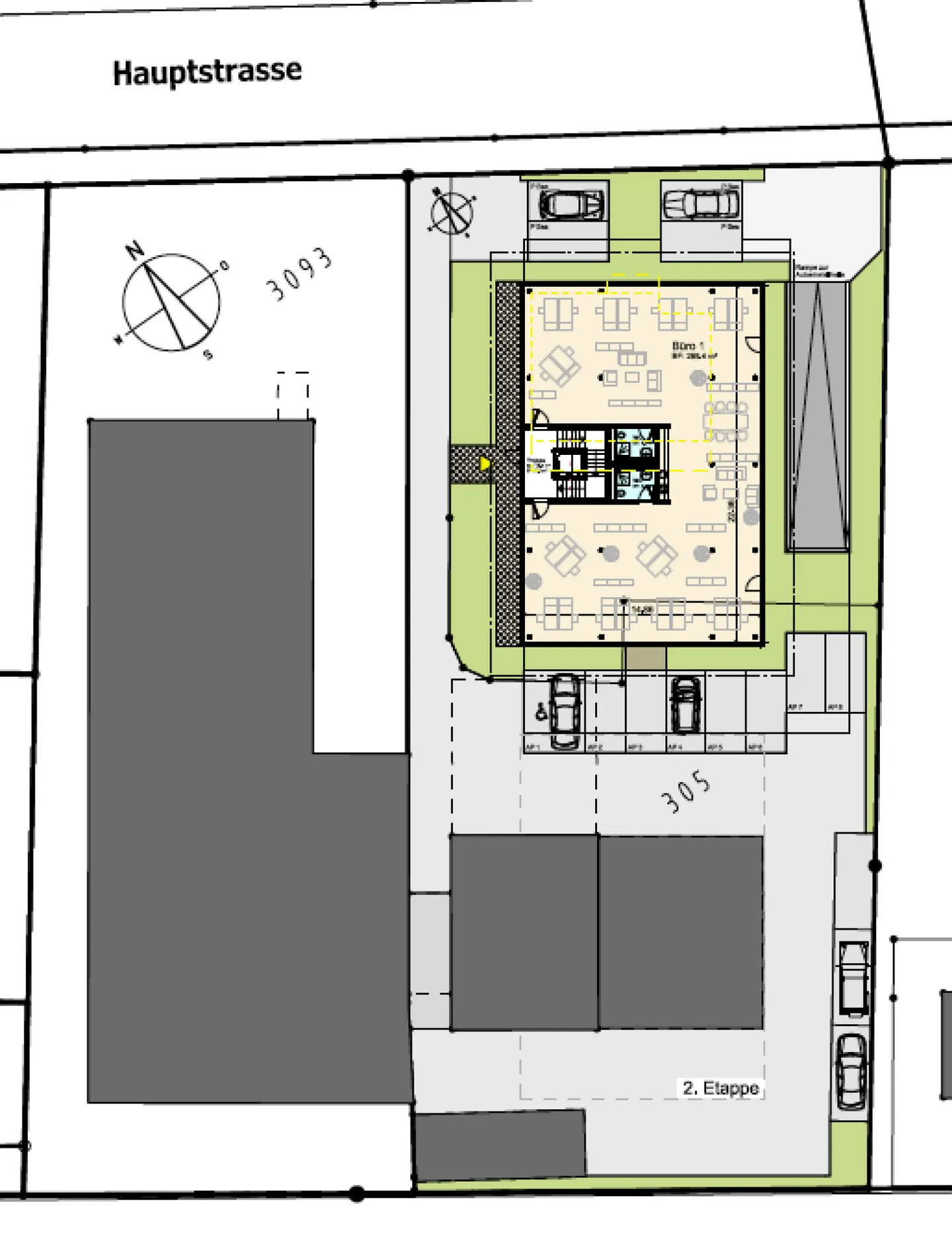 Modernste Büro- und Praxisflächen in Neubau - flexibel von 34 bis 852 m², Erstbezug 2027 - Foto 2 von 9