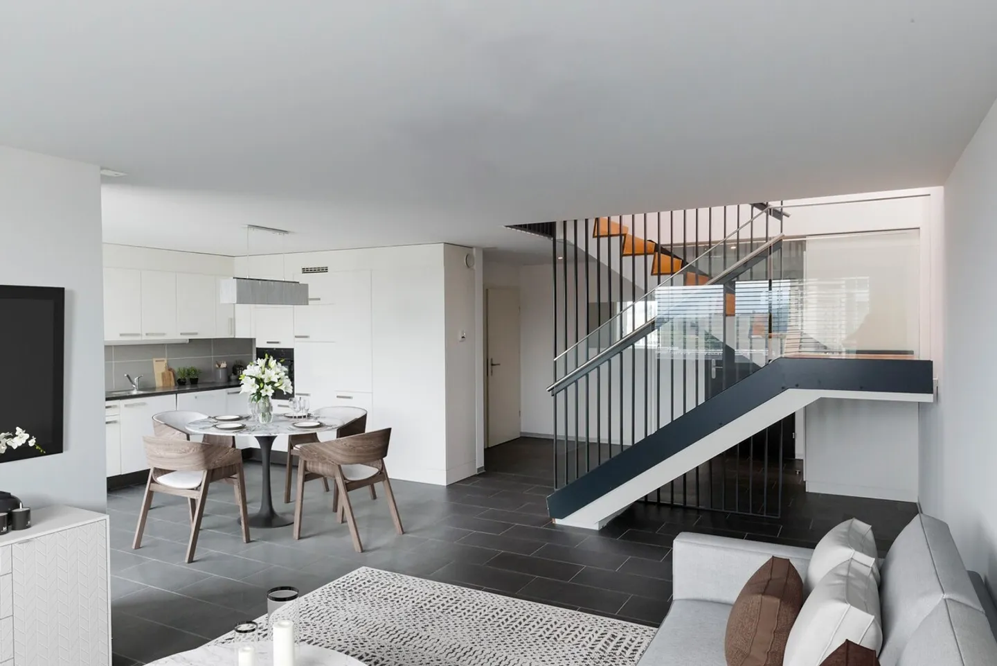 Wunderschöne Duplexwohnung in Fribourg in der Nähe des Bahnhofs - Foto 1 von 11