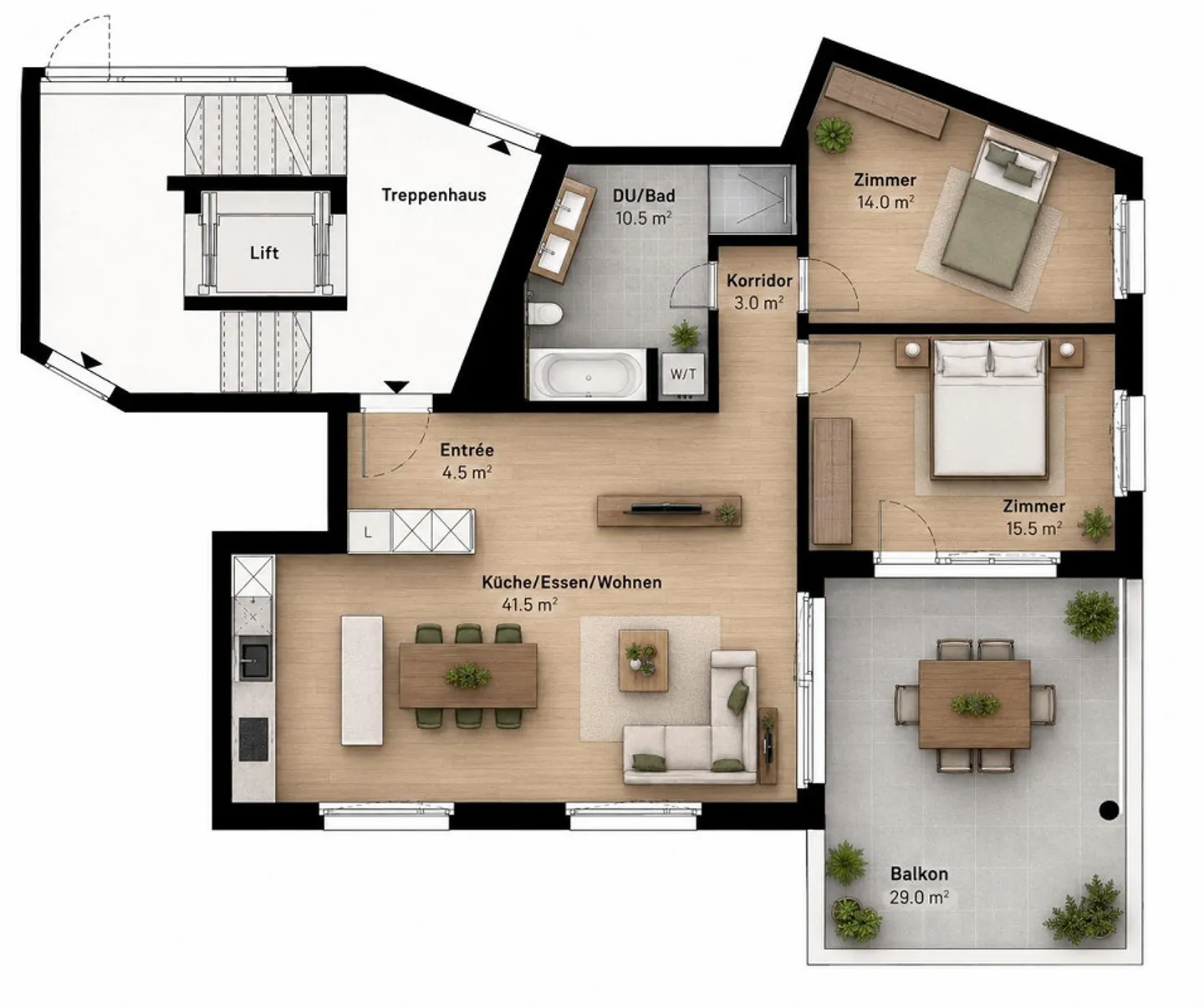 Appartement dans le vert - Photo 10 sur 10