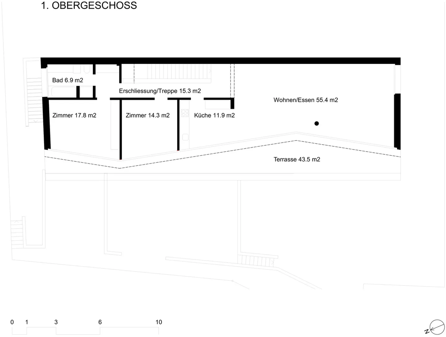 Architecture avec Charisme – Maison individuelle de 5,5 pièces à Binningen - Photo 12 sur 13