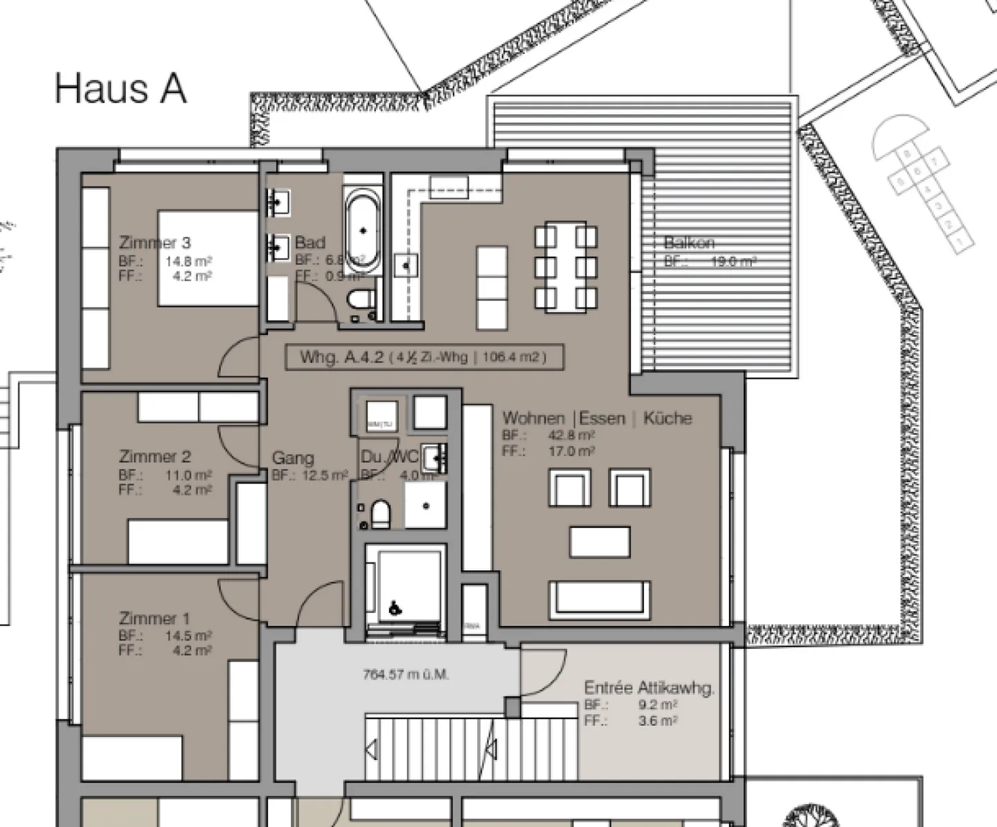 Visite possible à tout moment : Appartement A 4.2 - Photo 3 sur 38