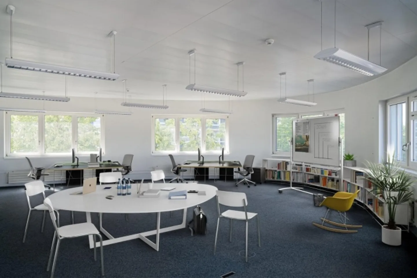 Bureau en construction brute cherche nouveau locataire directement à la gare RBS de Worblaufen - Photo 3 sur 4