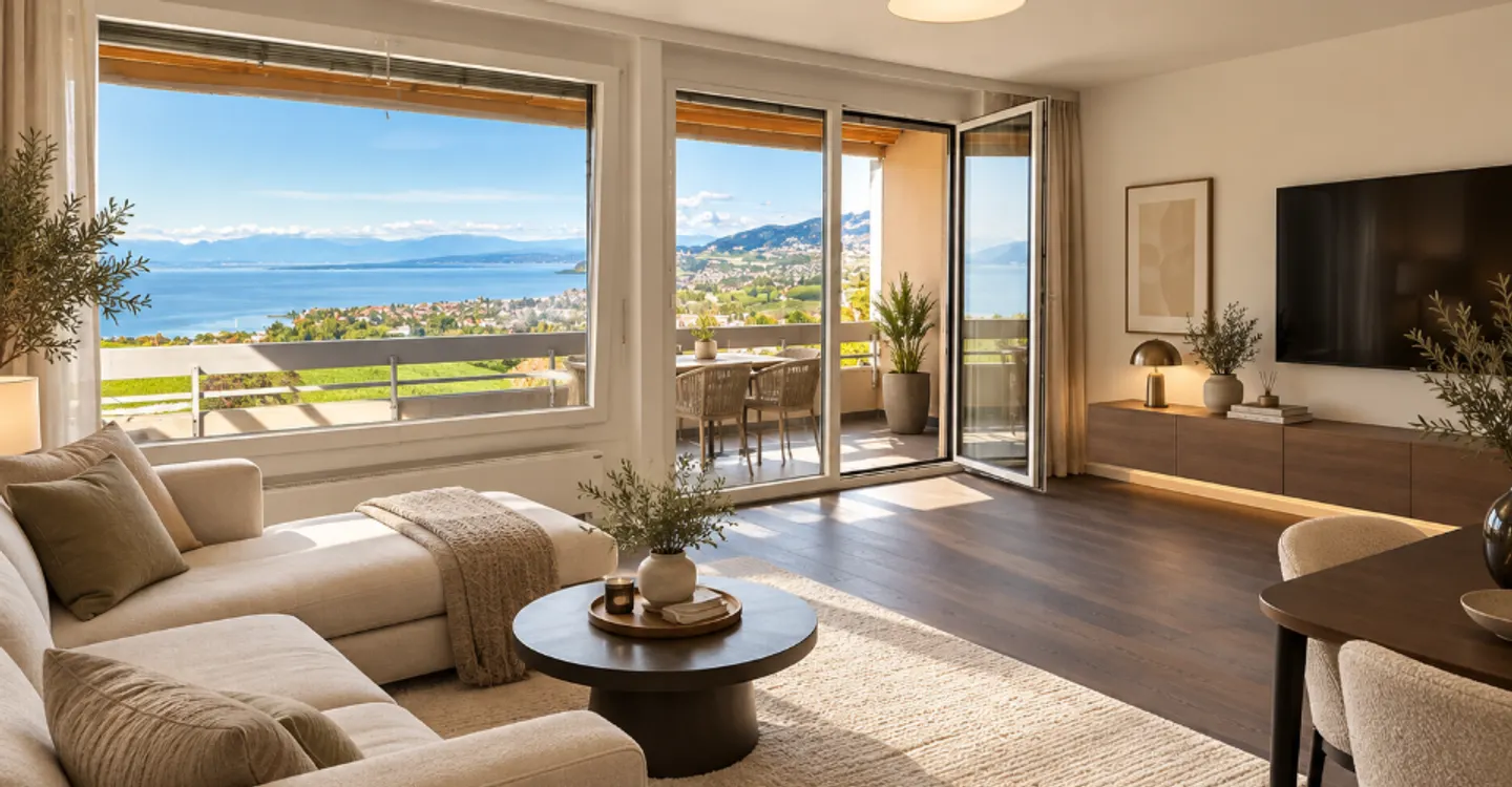 Renoviertes Apartment mit Seeblick - Foto 1 von 1