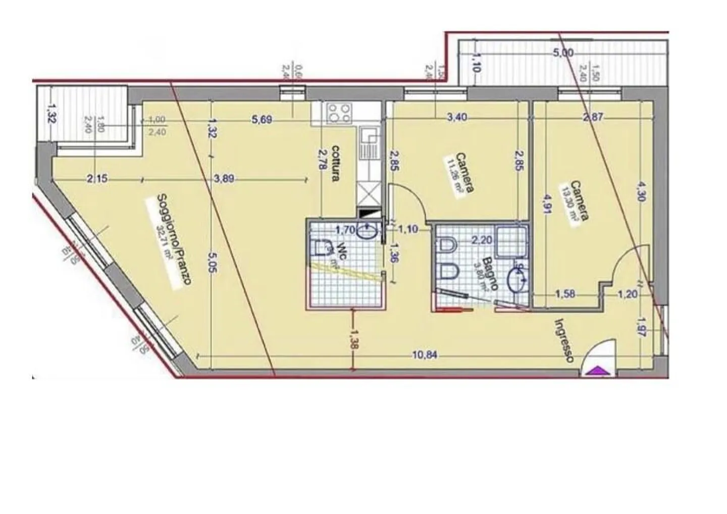 MODERNE ET ACCUEILLANT 3.5 AU DERNIER ÉTAGE À PONTE CAPRIASCA - Photo 10 sur 10