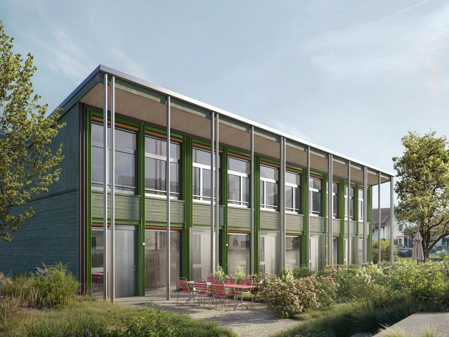 Erstvermietung: Atelier-Reihenhaus im Garten an sonniger ruhiger Lage - Foto 1 di 16