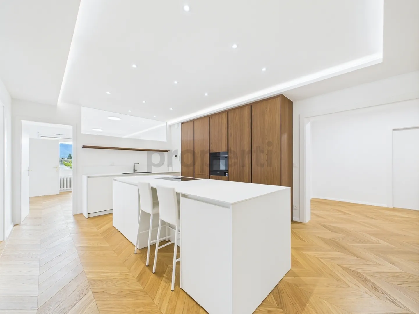 Di fronte al Rodano: Eleganza contemporanea e luce nel cuore di Ginevra - Foto 4 di 13