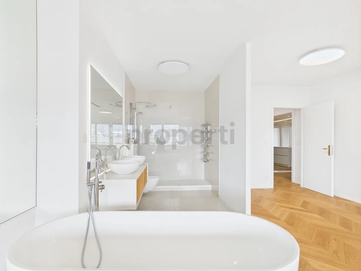 Di fronte al Rodano: Eleganza contemporanea e luce nel cuore di Ginevra - Foto 9 di 13
