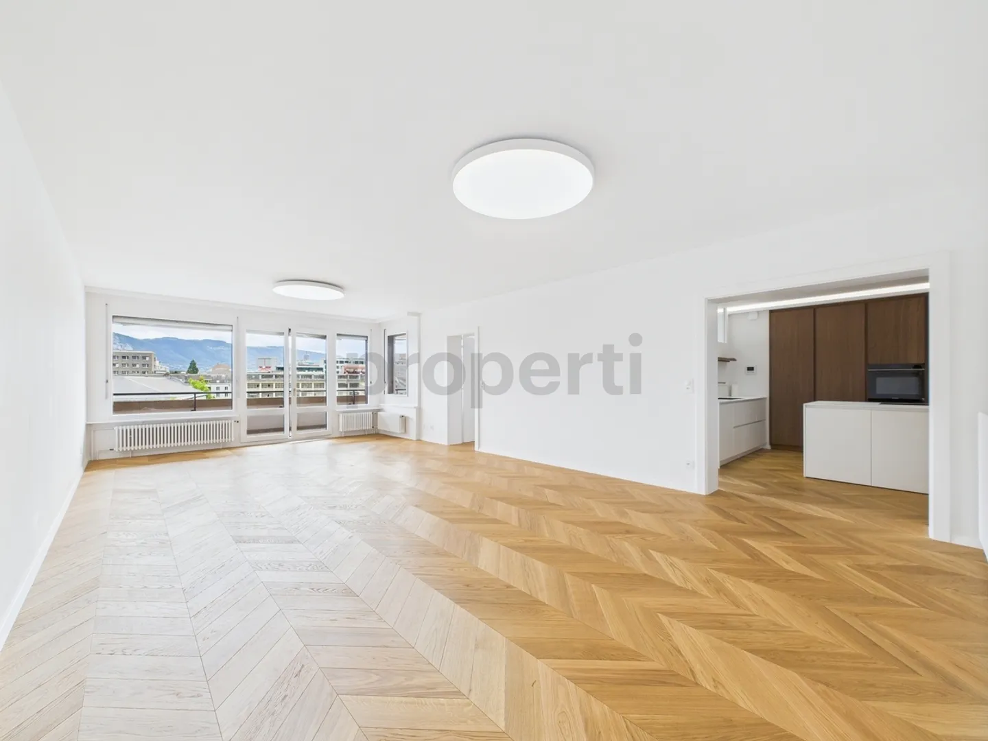 Di fronte al Rodano: Eleganza contemporanea e luce nel cuore di Ginevra - Foto 1 di 13