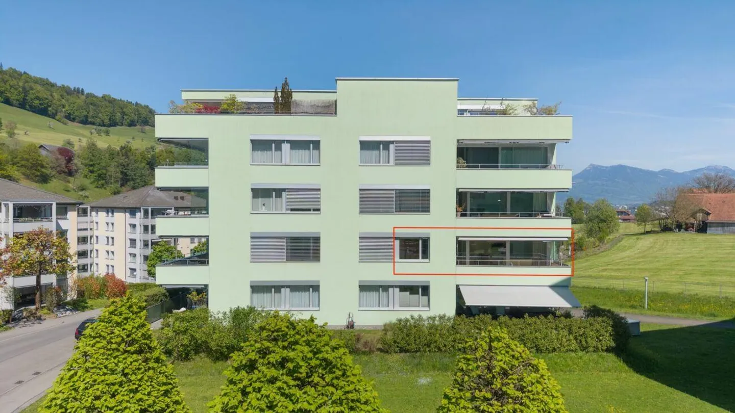 Sonnige Wohnung mit Blick ins Grüne - Foto 6 von 7