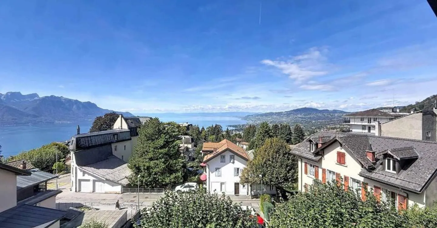 Eine charmante Wohnung in den Höhenlagen von Montreux - Foto 1 von 10