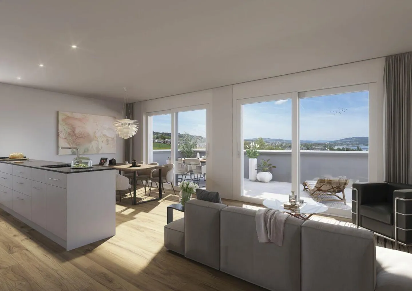 4½-Room Penthouse Apartment with Lake View - Photo 1 of 5