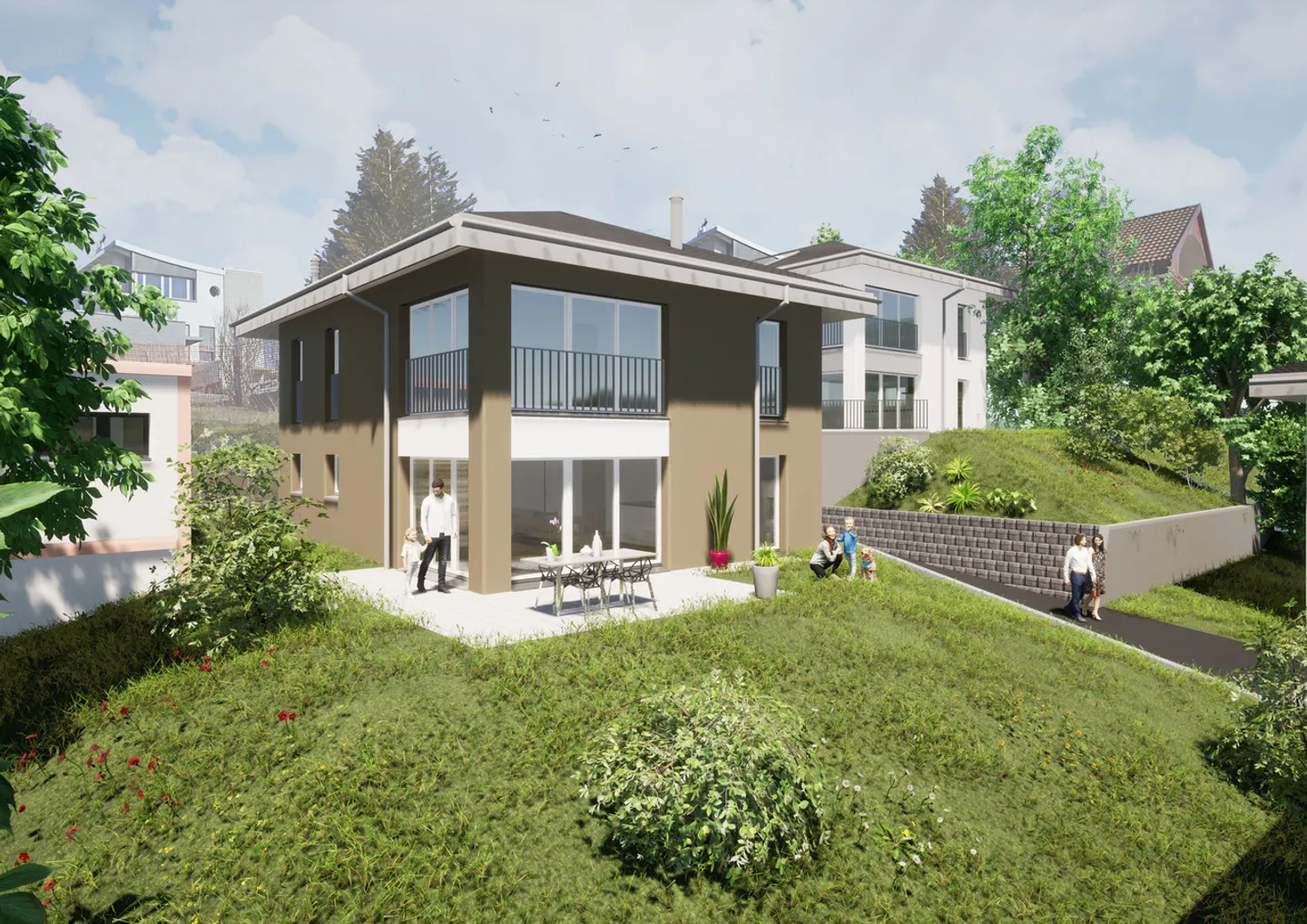 Bassetti l Villa individuelle 5.5 pièces - Photo 1 sur 6