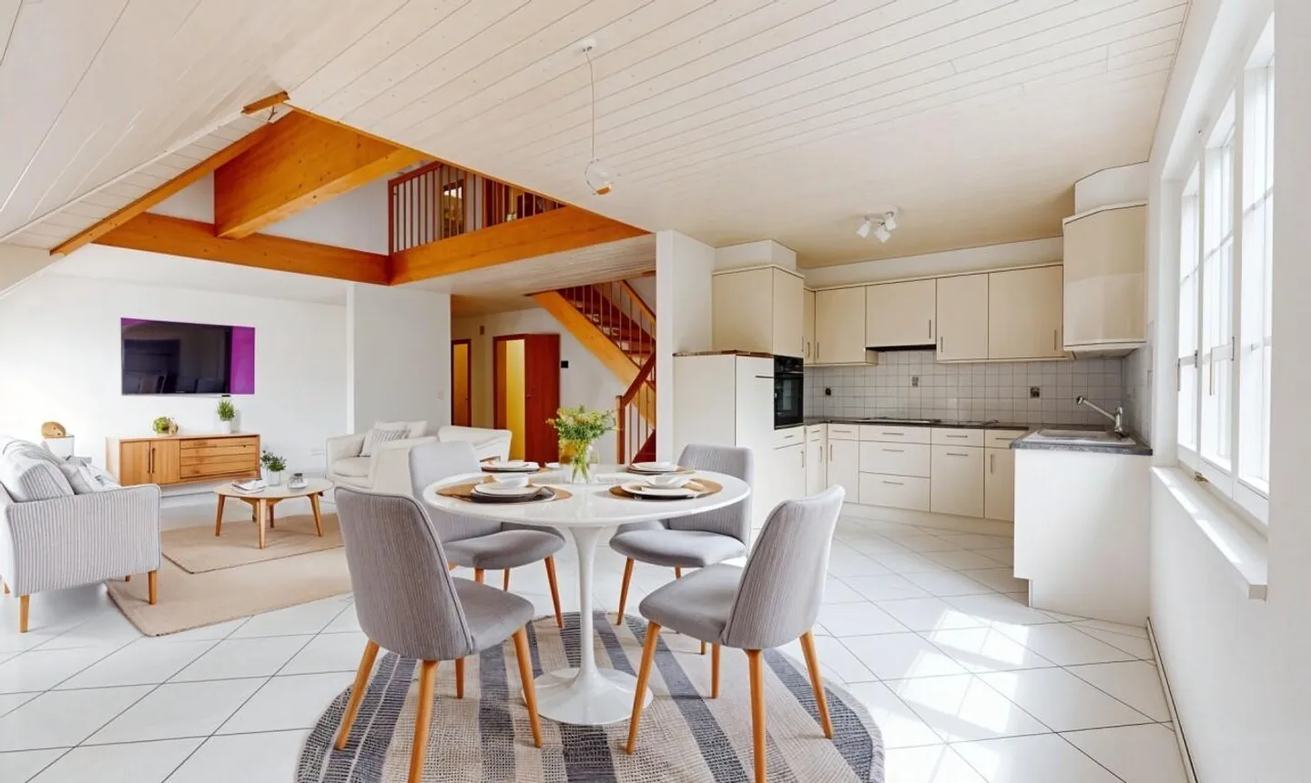 Vie lumineuse sur deux niveaux - Photo 2 sur 11