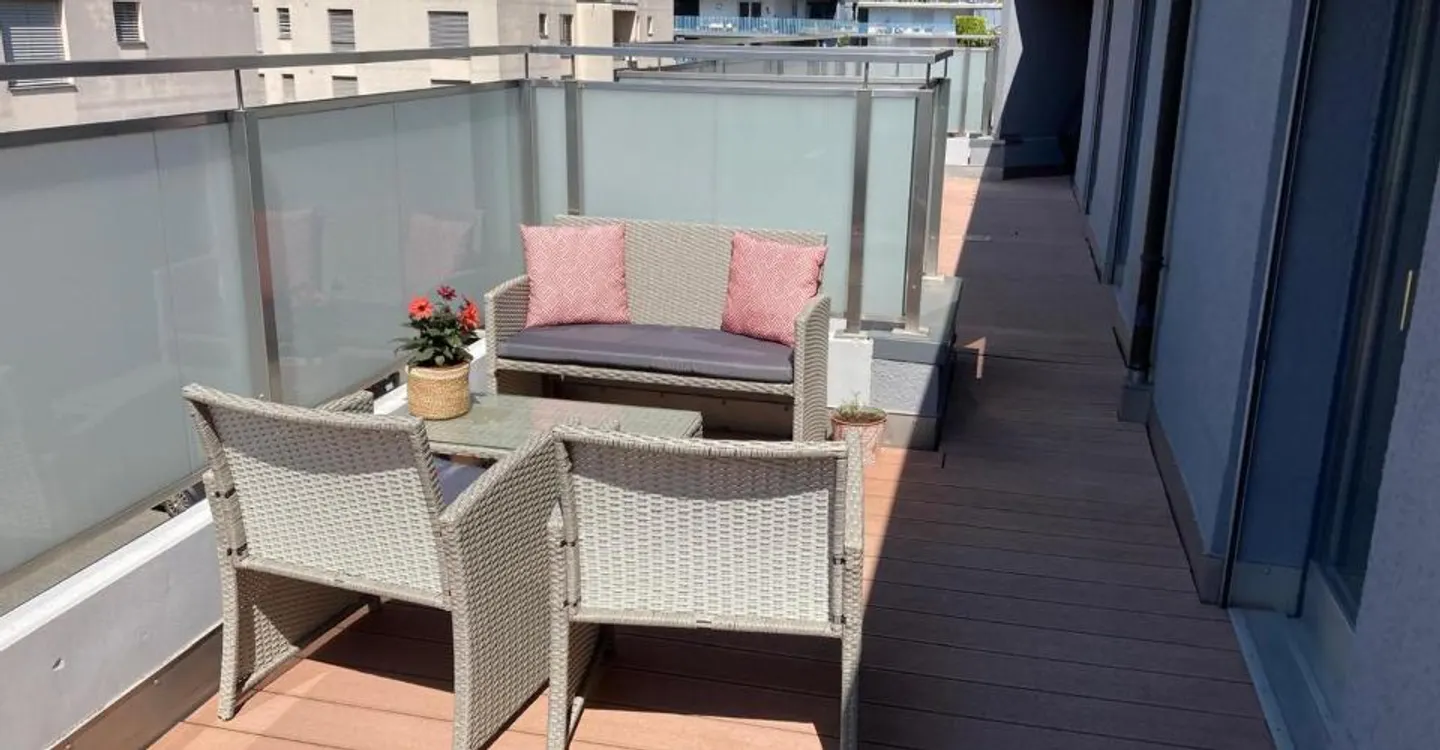Attico con terrazza 4,5 locali a Fully - Foto 10 di 11