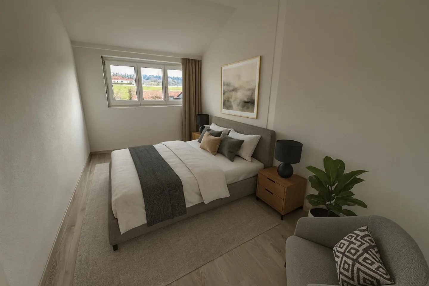 Appartamento attico 3.5 locali quasi nuovo con vista aperta - Foto 5 di 9