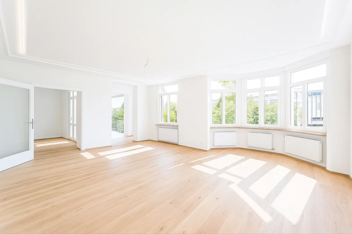 Erstvermietung einer traumhaften 5-Zimmer-Altbauwohnung nach kompletter Renovation - Foto 1 von 17