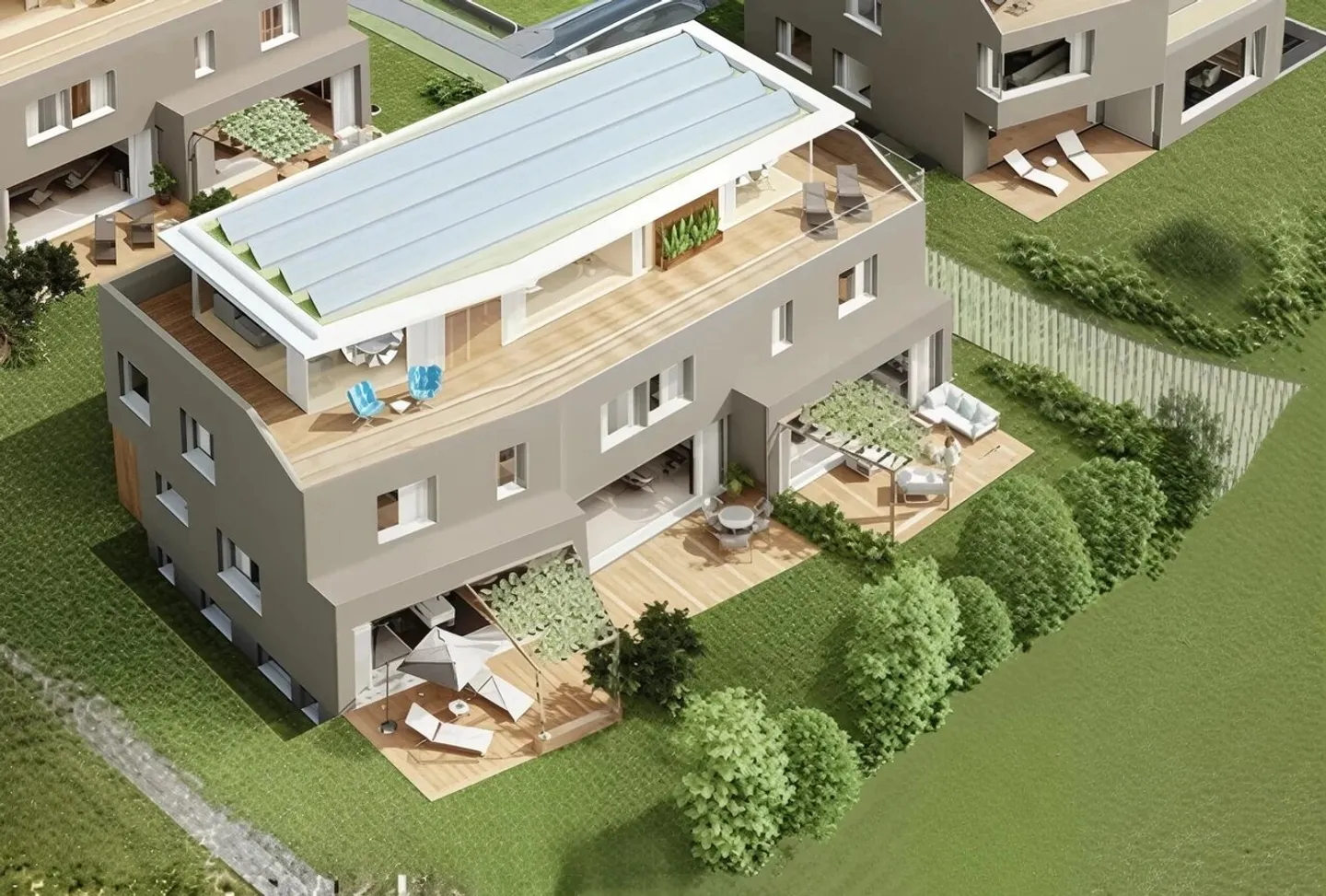 Les Capites - Triplex of 5.5 rooms with garden - Photo 1 of 7