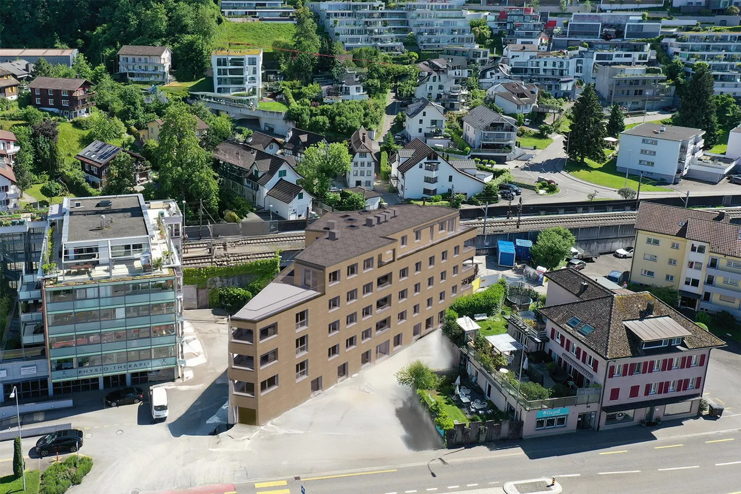 Appartement penthouse moderne de 3,5 pièces avec vue sur le lac à Bäch SZ - Photo 4 sur 8