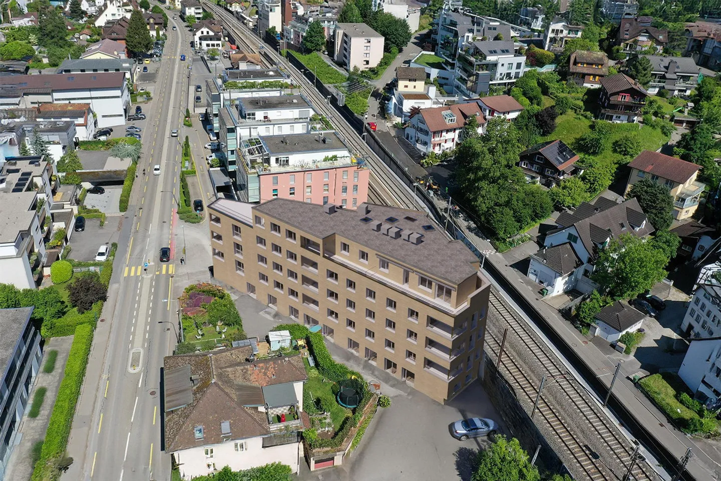 Appartement penthouse moderne de 3,5 pièces avec vue sur le lac à Bäch SZ - Photo 5 sur 8