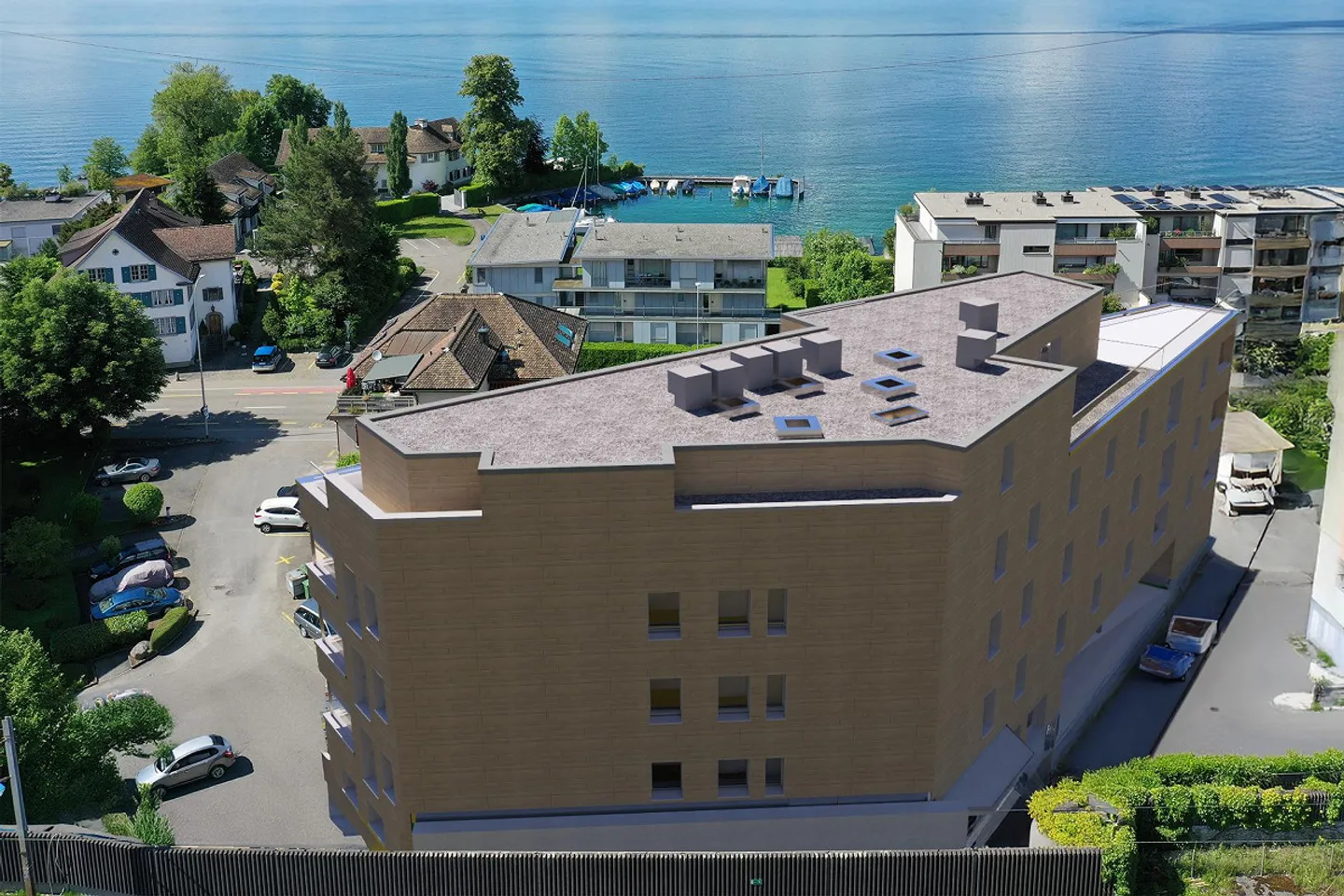 Appartement penthouse moderne de 3,5 pièces avec vue sur le lac à Bäch SZ - Photo 6 sur 8