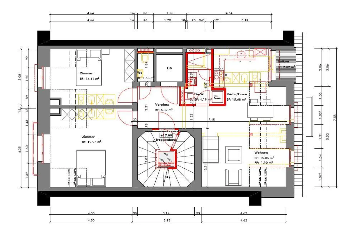 Vivere in esclusiva in alto sopra i tetti di Lucerna - con balcone - Foto 9 di 9