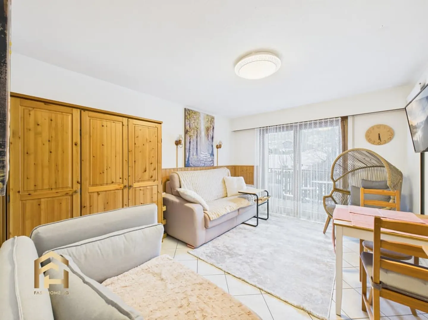 Charming studio with alpine flair in sunny Vercorin - Photo 1 of 13