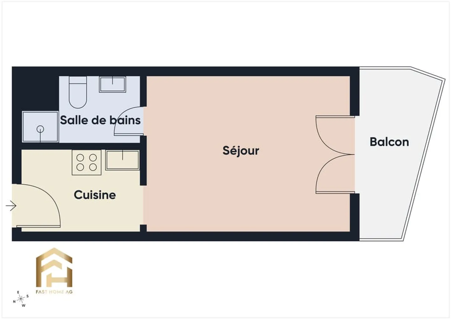 Charming studio with alpine flair in sunny Vercorin - Photo 9 of 13