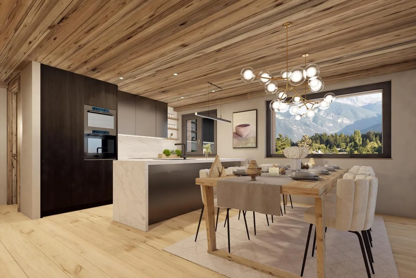 Magnifico appartamento 3,5 con vista nel cuore di Crans-Montana - Foto 3 di 13